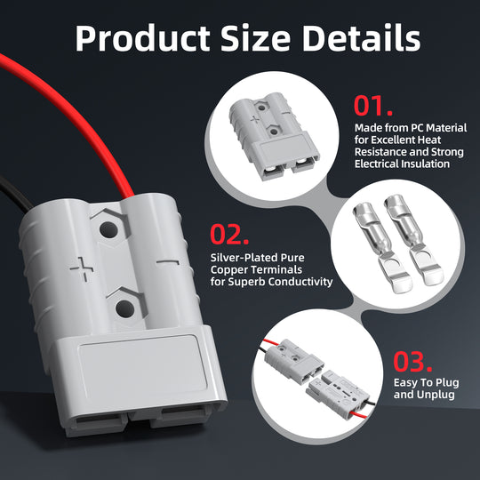 Starlink Mini DC Power Cable with
  Anderson SB50 Plug & 10A Fuse | for RV, Solar, Marine, Off-Grid Use - Kenya - Image 2