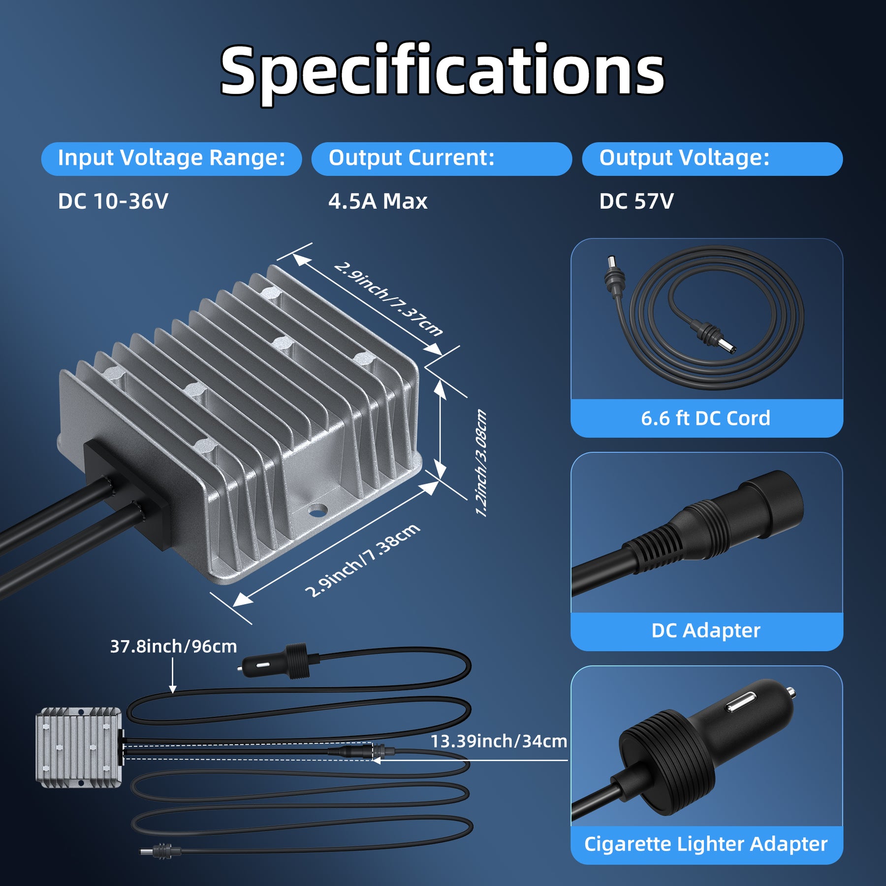 Starlink Gen 3 Car Charger | 12V/24V to
  57V Step-Up Power Cable | 4.5A Vehicle Accessory Plug, 18AWG - Kenya - Image 8