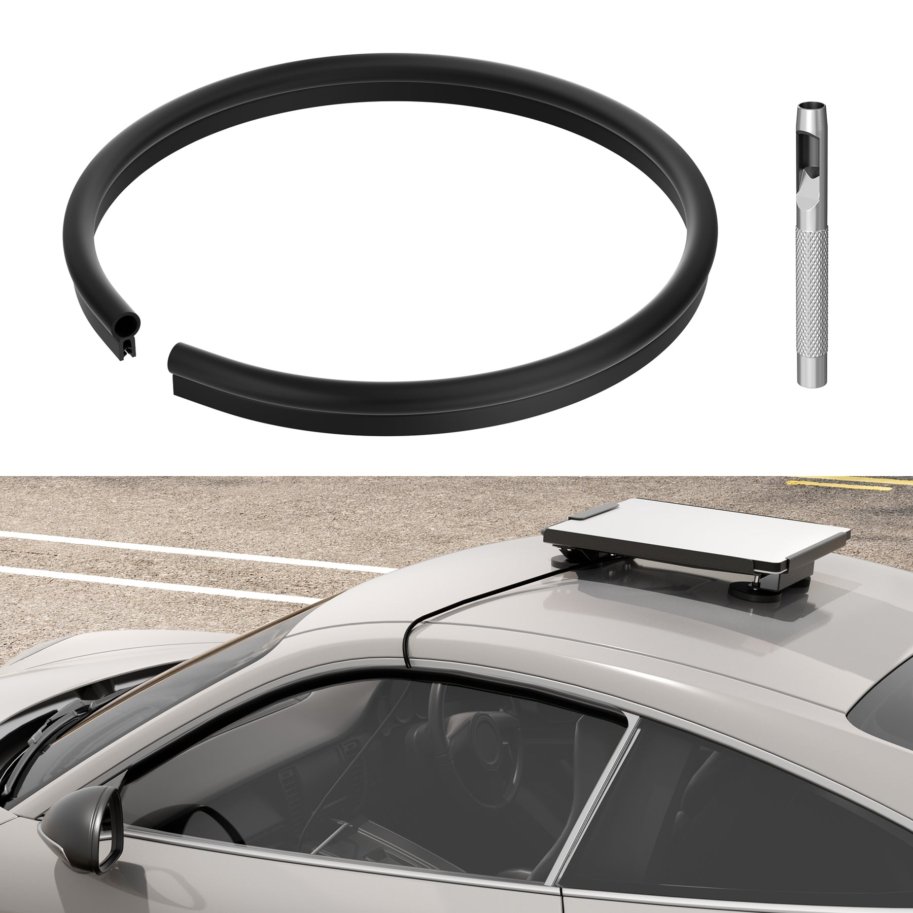 Automotive Trim Seal with Top Bulb for
  Starlink Cable Pass-Through - Kenya