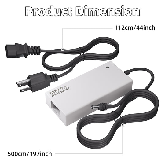 Starlink Mini & Gen 3 Max. 144W Power
  Supply AC to DC Adapter - Kenya - Image 2