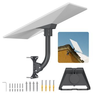 Starlink Gen 3 Standard Wall & Roof
  Mount Kit with Stainless Steel Pipe Adapter and Pole - Kenya