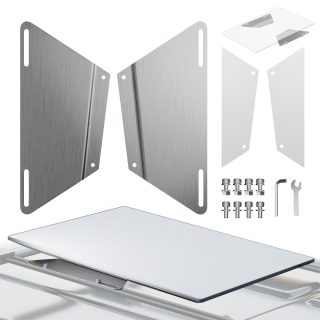 Starlink Flat High Performance (Gen 3)
  Roof Rack Mount Stainless Steel Bracket for Vehicle Crossbars - Kenya