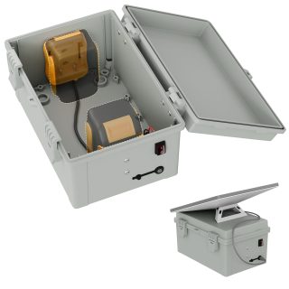 Starlink Mini Dual Dewalt 18V/20V Battery
  Adapter Box with DC Plug & Switch - Kenya