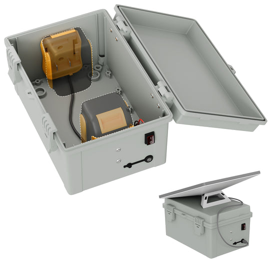 Starlink Mini Dual Dewalt 18V/20V Battery
  Adapter Box with DC Plug & Switch - Kenya - Image 12