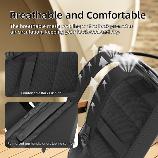 Starlink Mini Hard Shell Travel Backpack
  with TSA Lock & USB Charging Ports - Kenya - Image 10