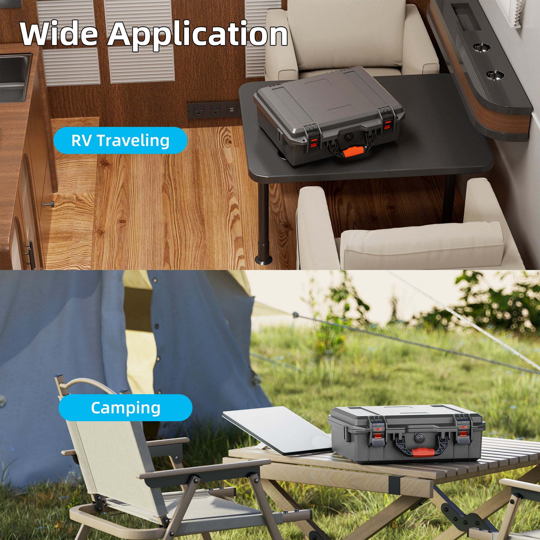 Starlink Mini Medium Grey Hard Protective
  Travel Case with Organized Storage - Kenya - Image 4