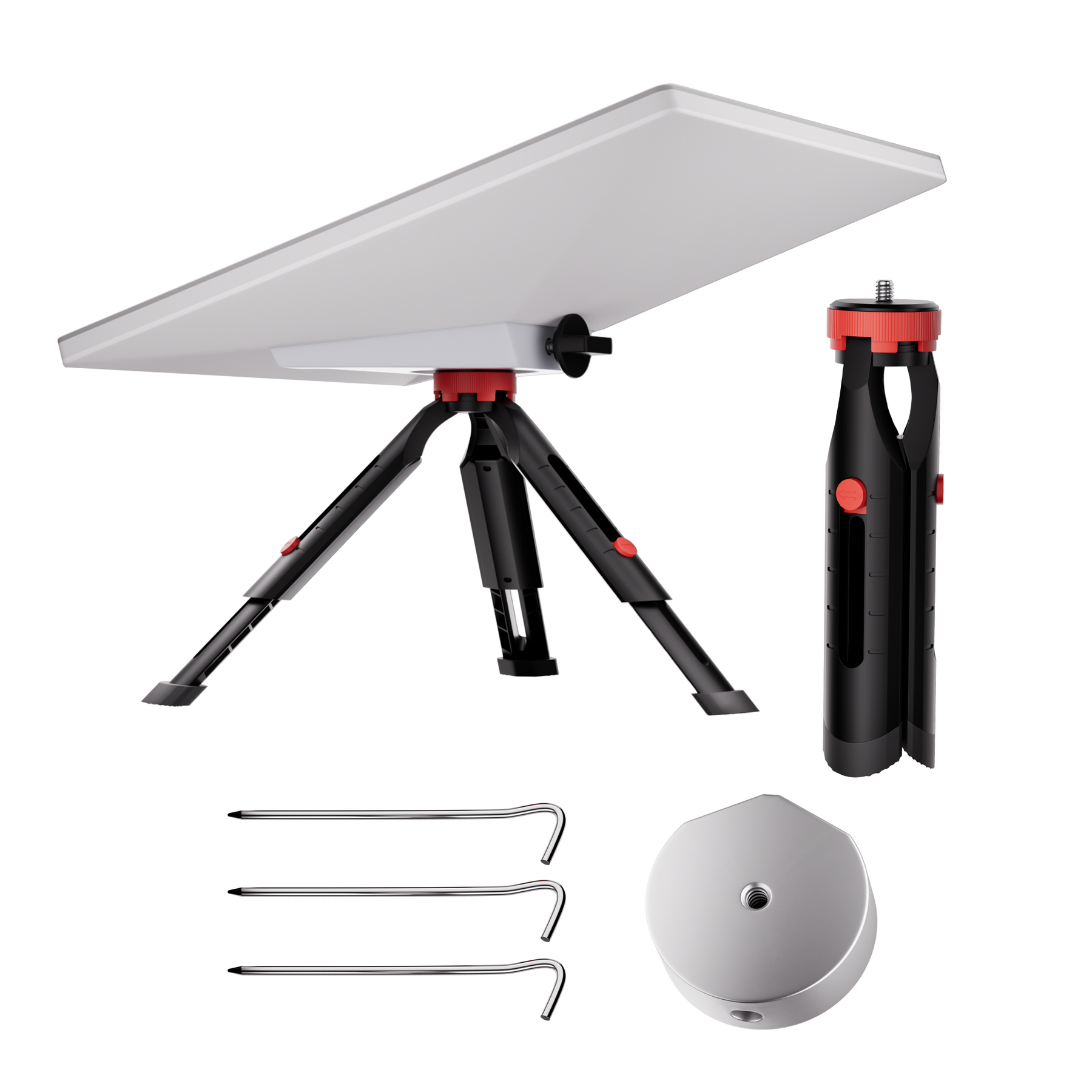 7.1" Starlink Mini Extendable Tripod
  with Tripod Adapter and Tent Pegs - Kenya