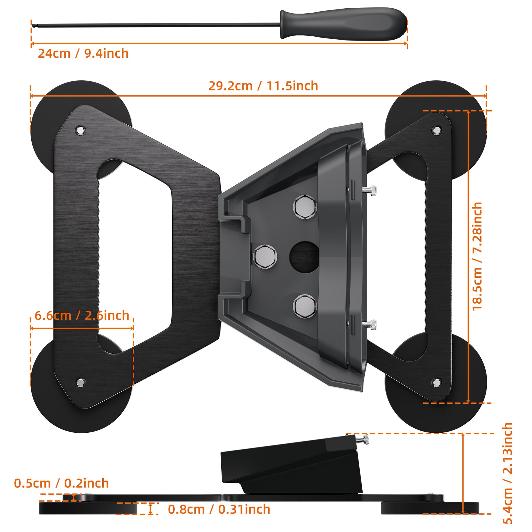 Starlink Mini Magnetic Roof Mount with
  Anti-Theft Lock No-Drill for Vehicle Roofs & Marine Use - Kenya - Image 8