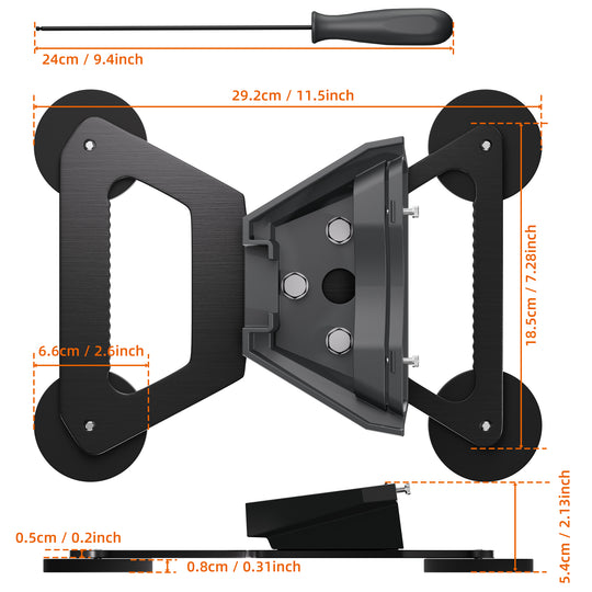 Starlink Mini Magnetic Roof Mount with
  Anti-Theft Lock No-Drill for Vehicle Roofs & Marine Use - Kenya - Image 2