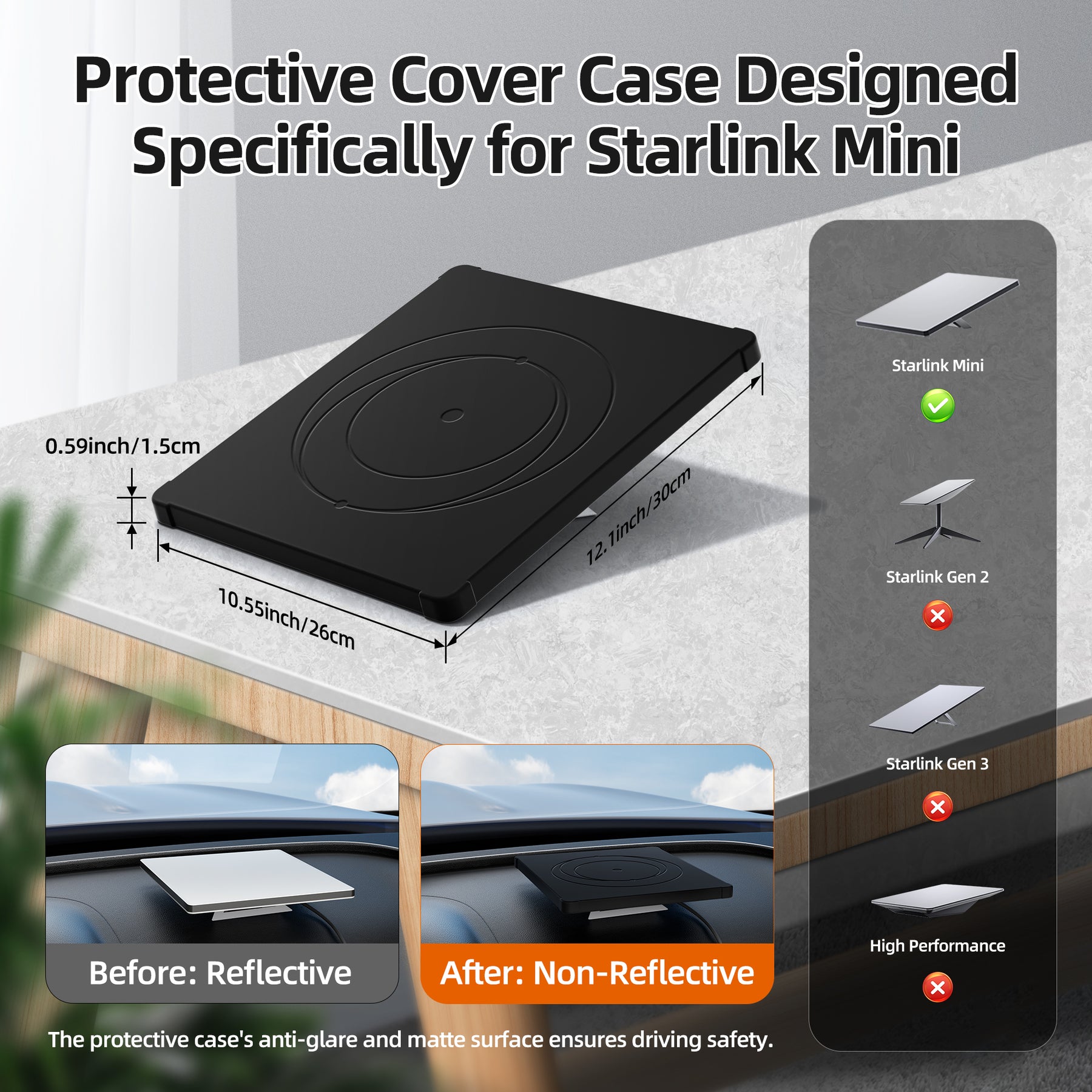 Starlink Mini Liquid Silicone Protective
  Cover (Anti-Glare & Shockproof) - Kenya - Image 8