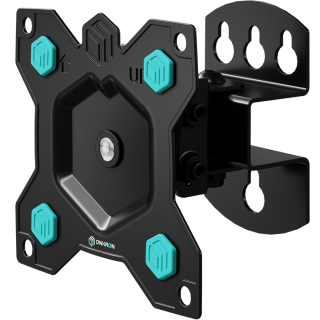 Tilting and swiveling bracket for TV or
  monitor 10"-35" with rotation max 44 lbs, black R3 - Kenya