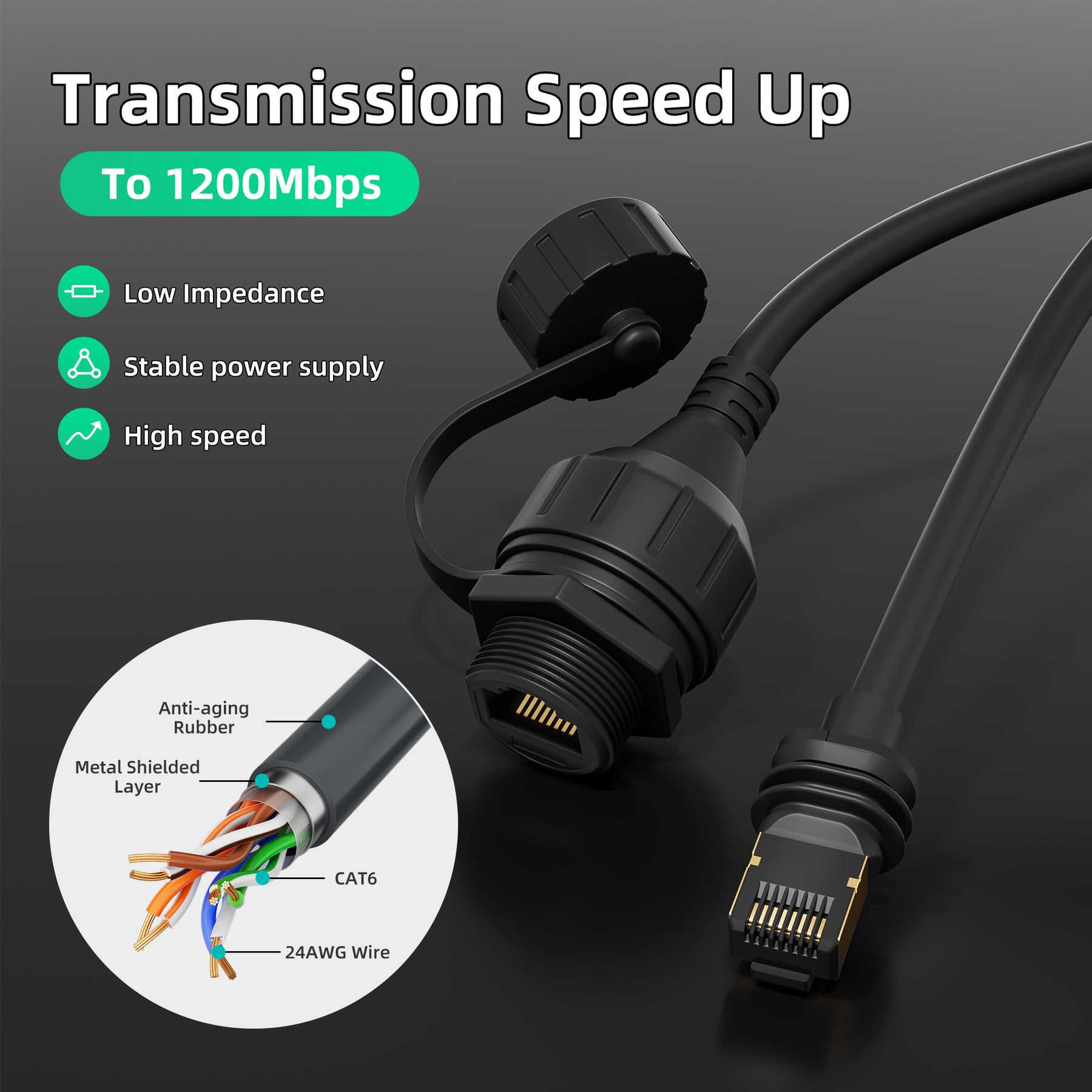 Starlink Gen 3/Mini SPX Plug to RJ45
  Coupler Ethernet Adapter Kit - Kenya - Image 8