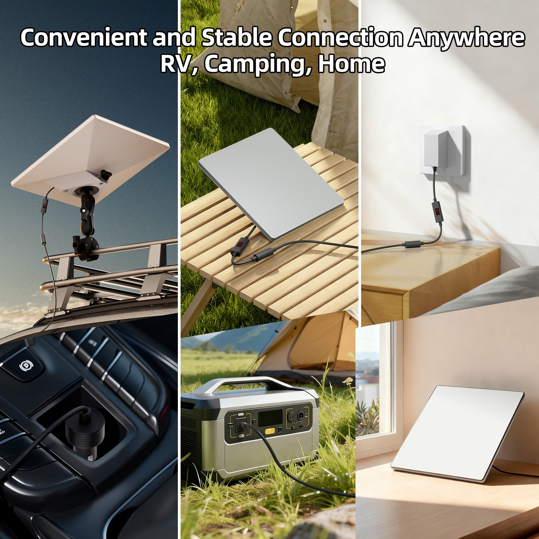 Starlink Mini DC to DC Female Adapter
  with Digital Volt/Amp Display | Power Cable with Over-Voltage Protection - Kenya - Image 10