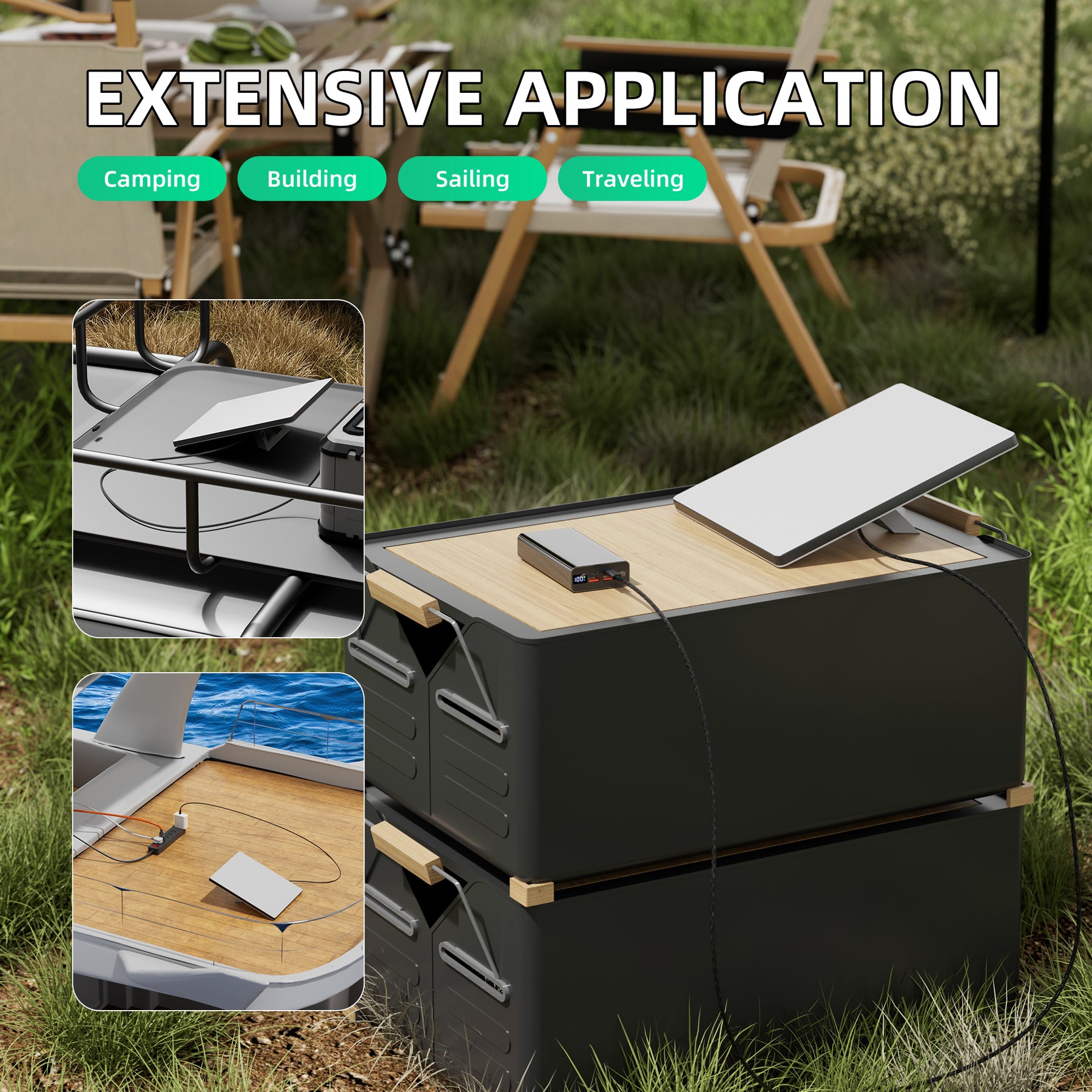 Starlink Mini USB C to DC Woven Charge
  Cable for 140W Power Supply - 5.9FT/1.8M - Kenya - Image 4